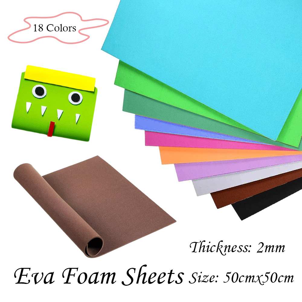 Eva Foam Sheet - Feuilles de mousse EVA colorées de
