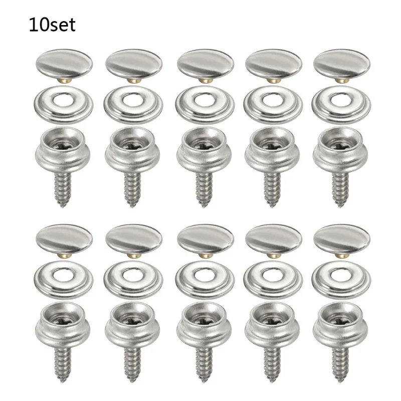 Snap Fastener Set - Kit de fixation à pression en