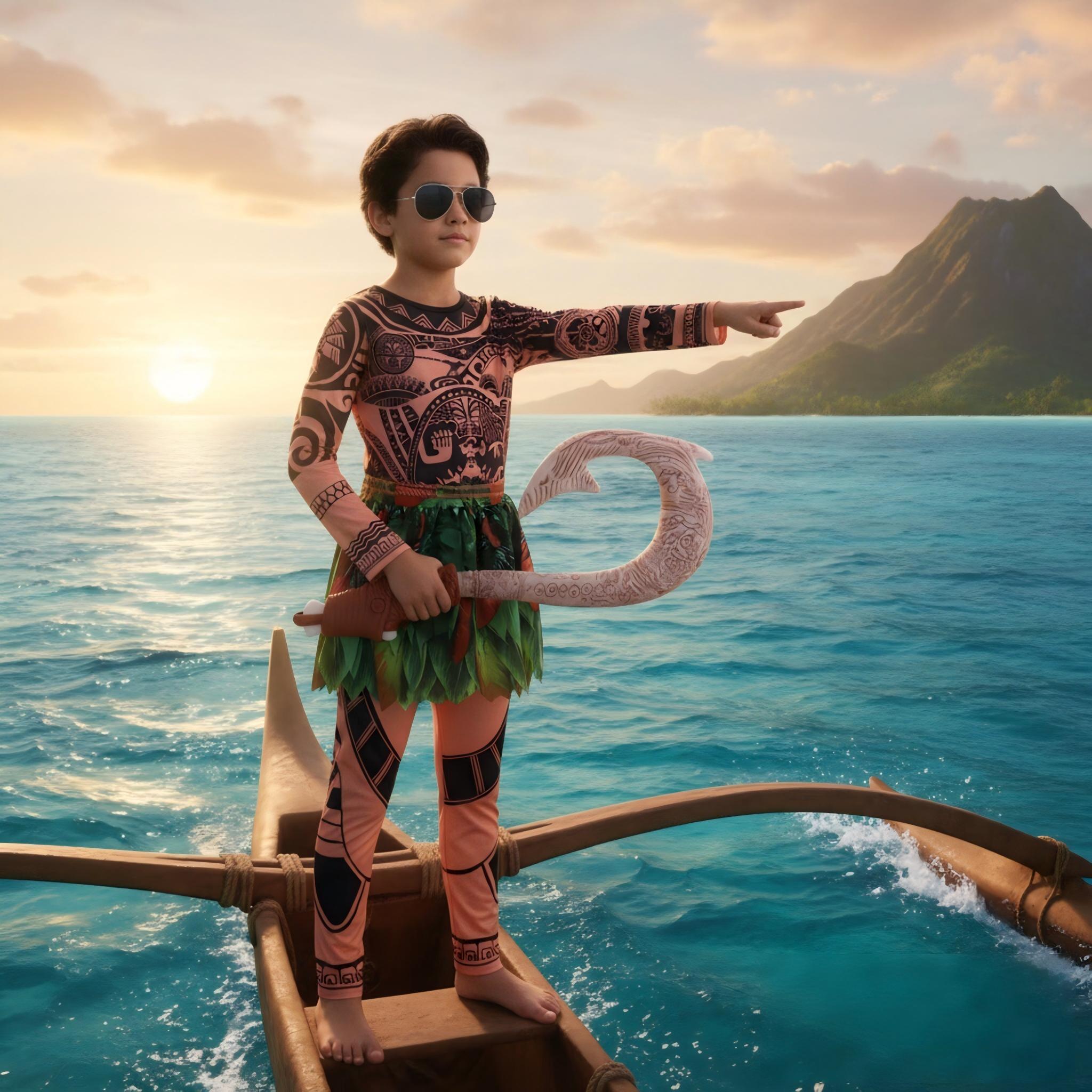 Costume d'été Moana Maui pour  - Cosplay Prop Patterns avis et prix