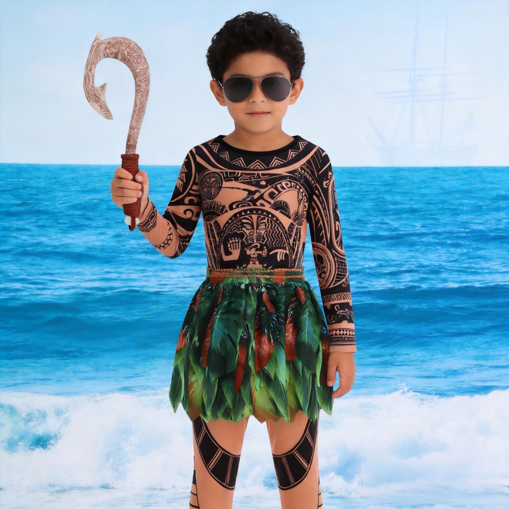 Costume d'été Moana Maui pour  - Cosplay Prop Patterns avis et prix