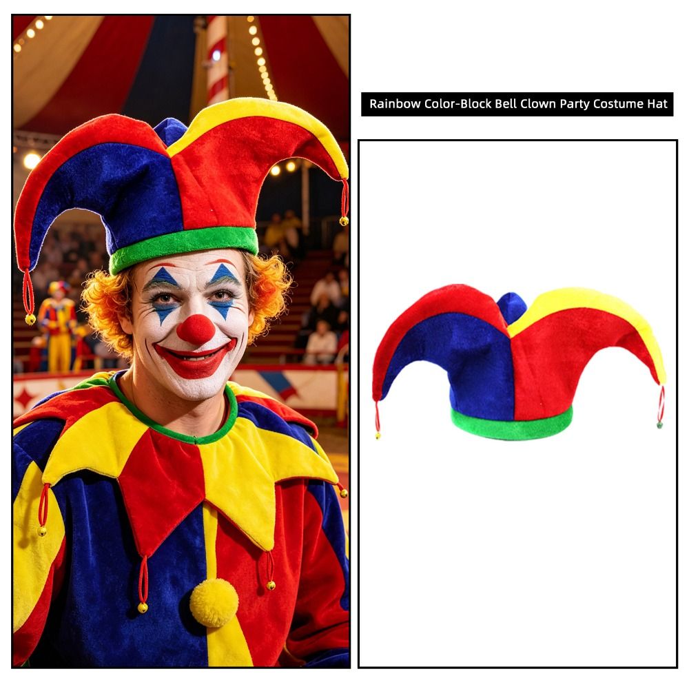 Chapeau de Clown Multicolore à - Cosplay Prop Patterns avis et prix